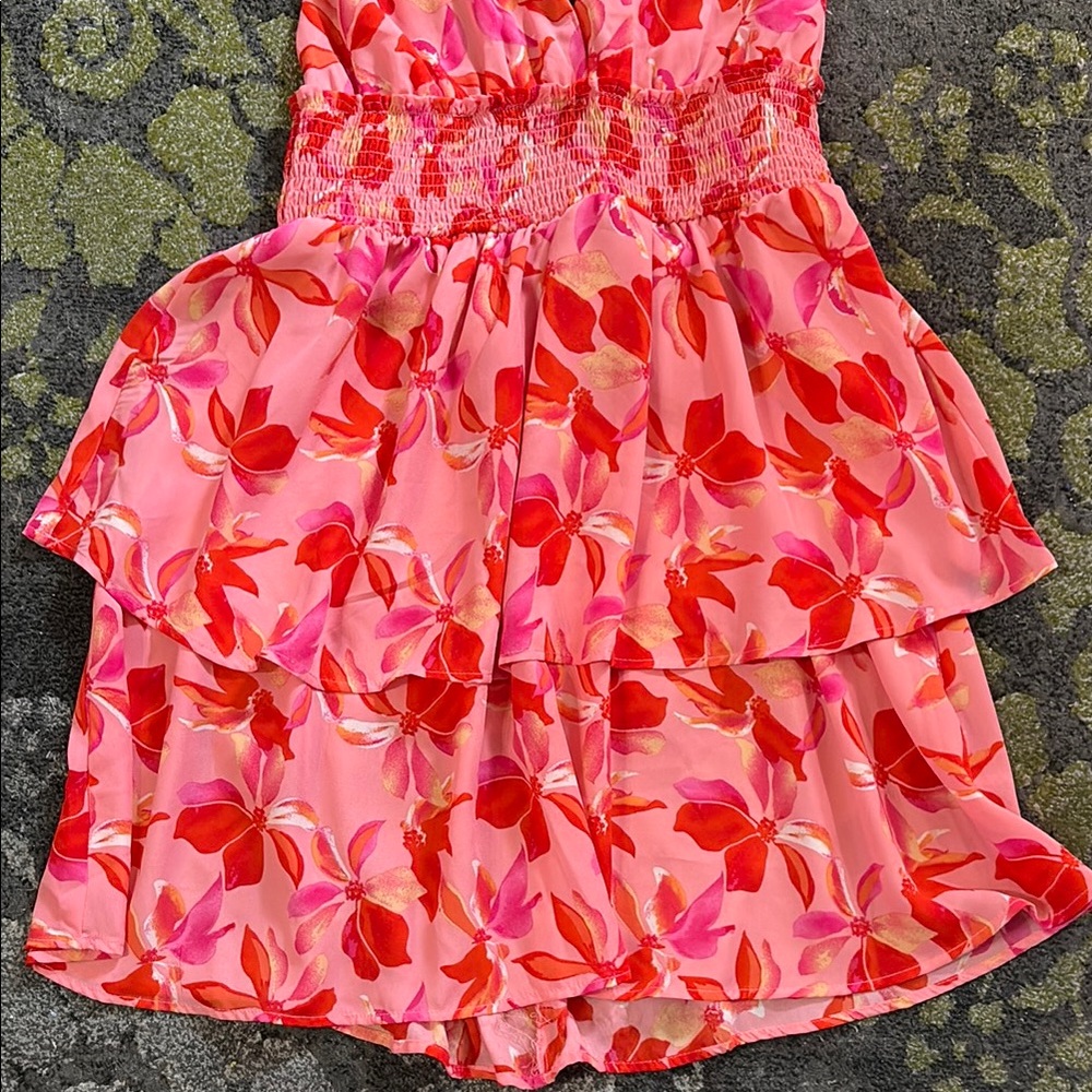 Floral Halter Dress - Picture 3 of 6